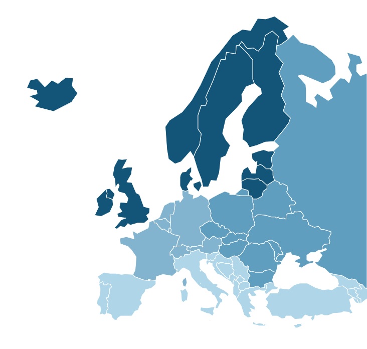 YK sijoitti Baltian maat Pohjois-Euroopan maiksi |