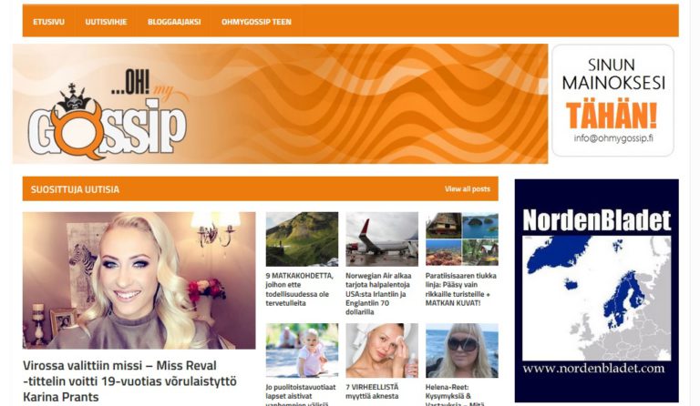 Muutoksia OHMYGOSSIP:ssa!