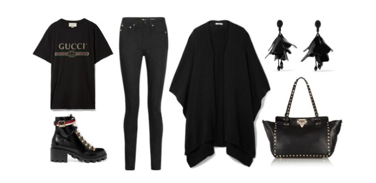 LUXURY shopping – Kokomusta vapaa-ajanvaate (Look #5)