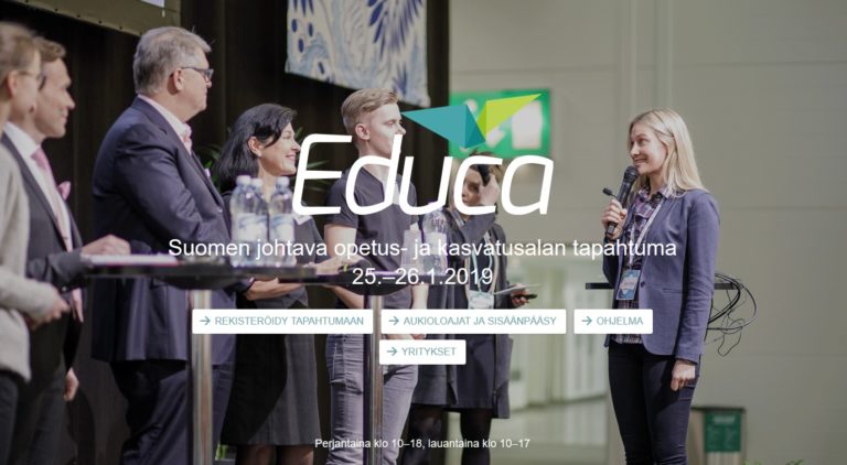 Eduskunta osallistuu Educa-messuille