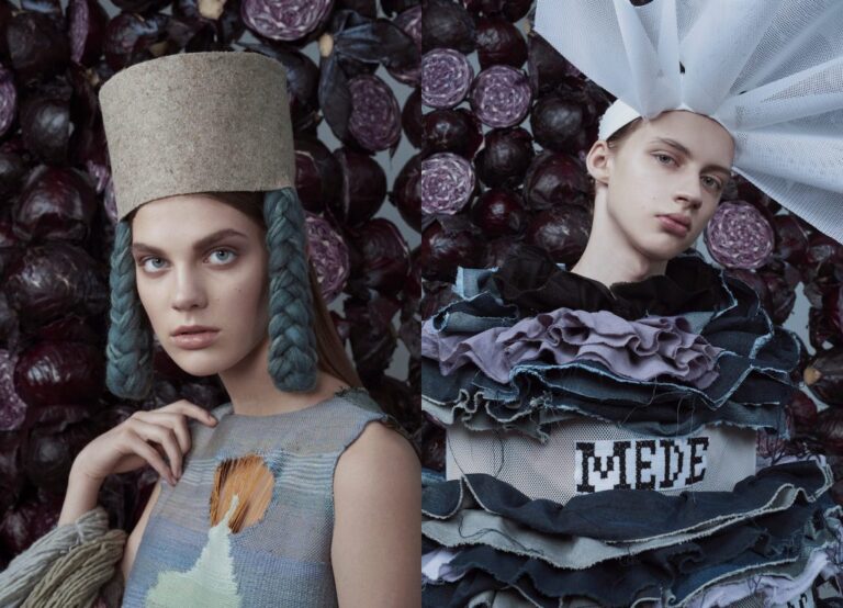 Viron taideakatemian muodin opiskelijoiden valokuvanäyttely ”Viron oma sininen” Tarton tavaratalossa Kaubamaja