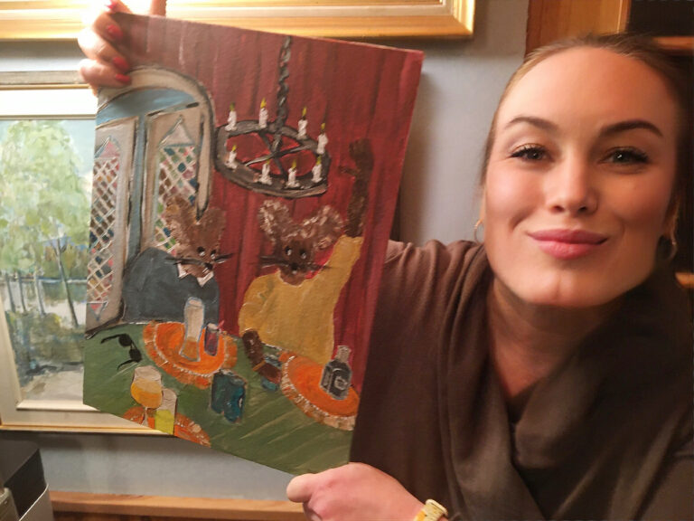 Helena-Reet: Innostuneena heräämisestä ja elämästä nauttimisesta, TAAS UUSI MAALAUS ja katsaus tämän illan ’non alcohol’ -oluiden testaamisesta